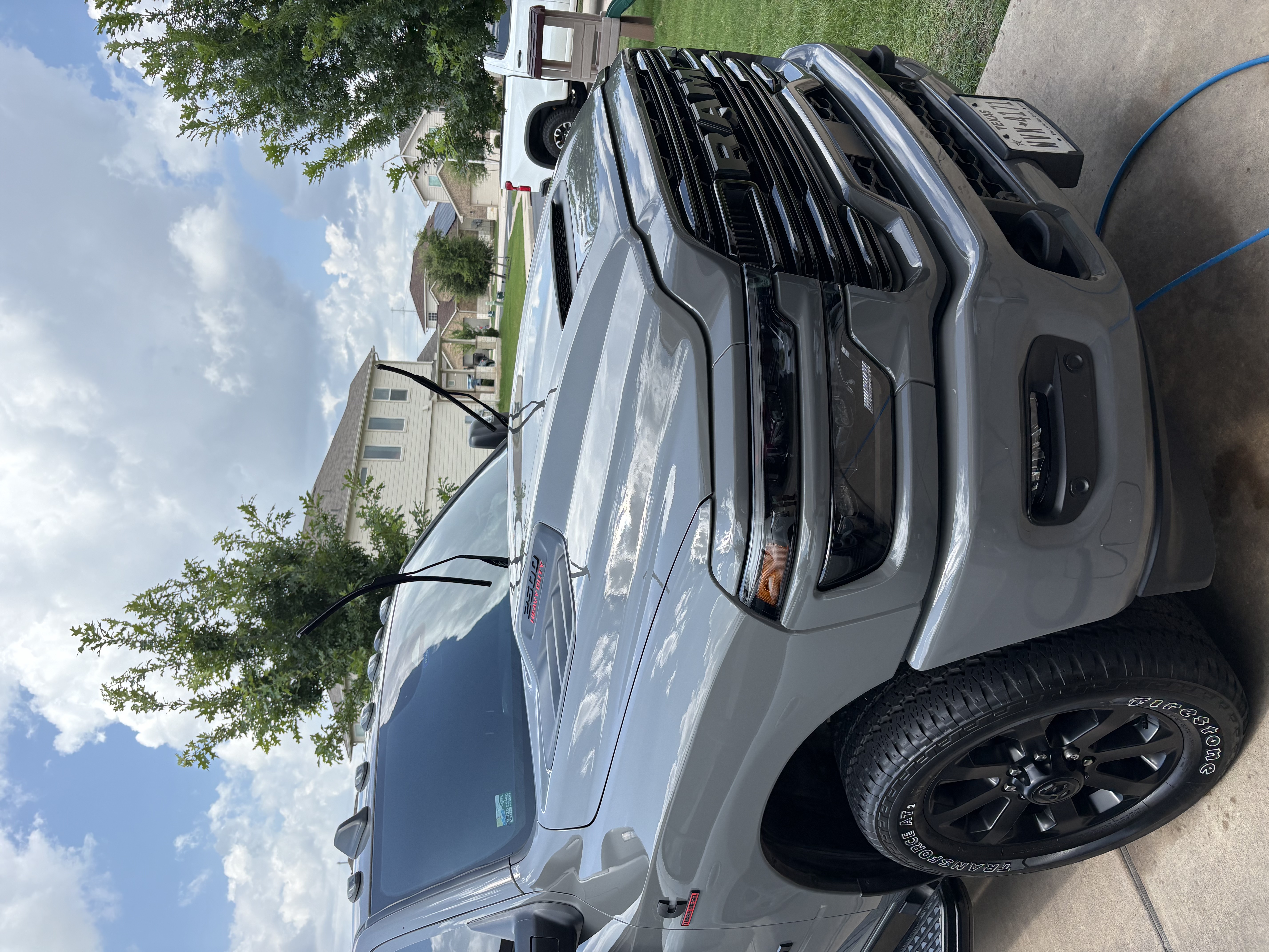 Client vehicle after detailing service